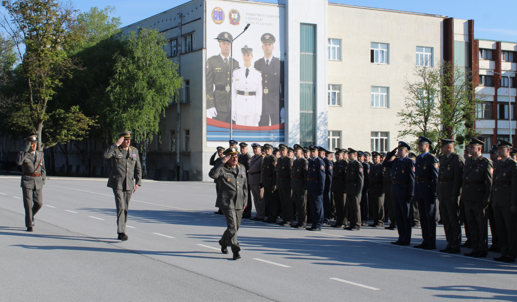 Војном свечаношћу обележен Дан Војске Србије на Војној академији