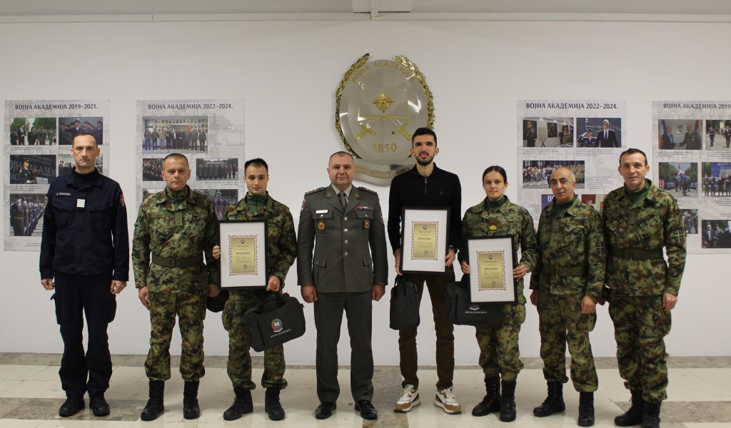 Upriličen prijem vrhunskih sportista kod načelnika Vojne akademije