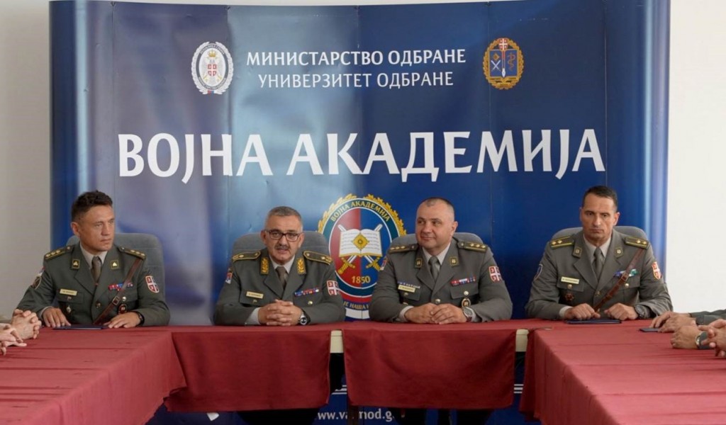 Primopredaja dužnosti komandanta Kadetske brigade Vojne akademije