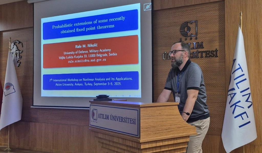Учешће припадника Војне академије на 7th International Workshop of Nonlinear Analysis and Its Applications