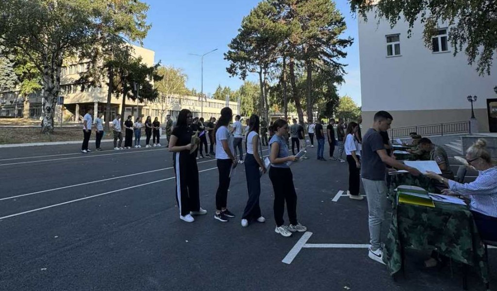 Пријем кадета 151. класе Војне академије и 18. класе Медицинског факултета ВМА на школовање