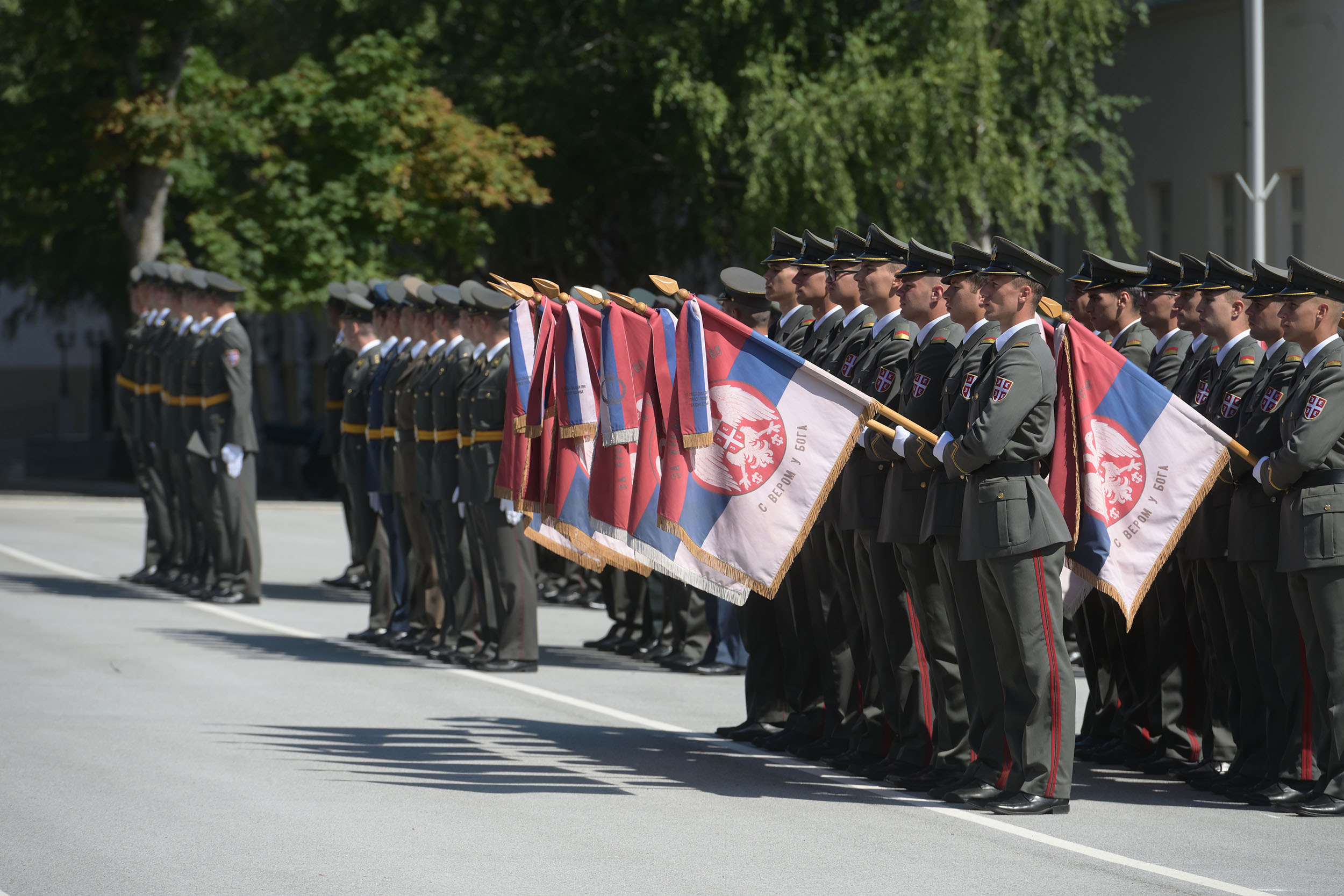 Генерална проба промоције најмлађих официра Војске Србије