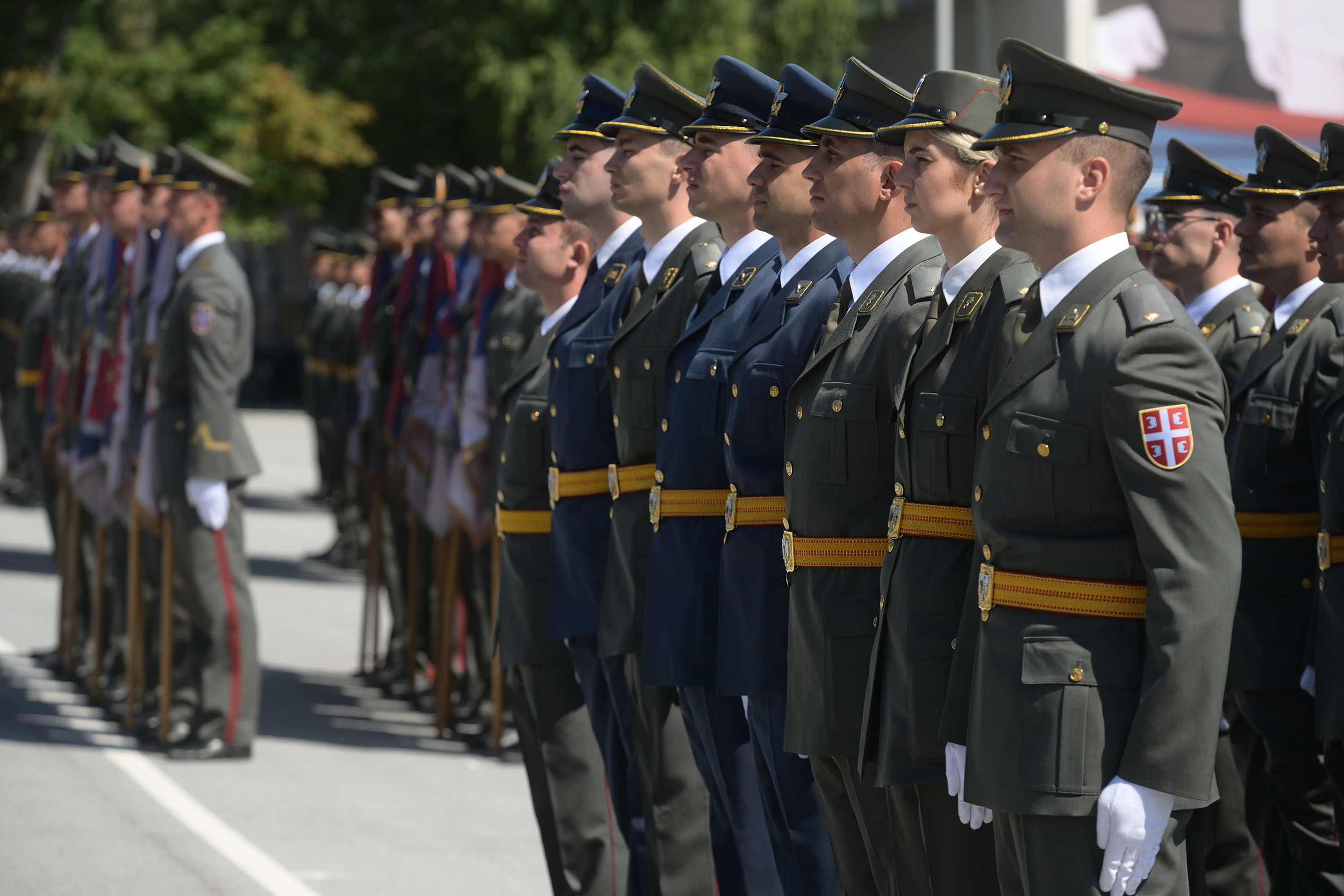 Генерална проба промоције најмлађих официра Војске Србије