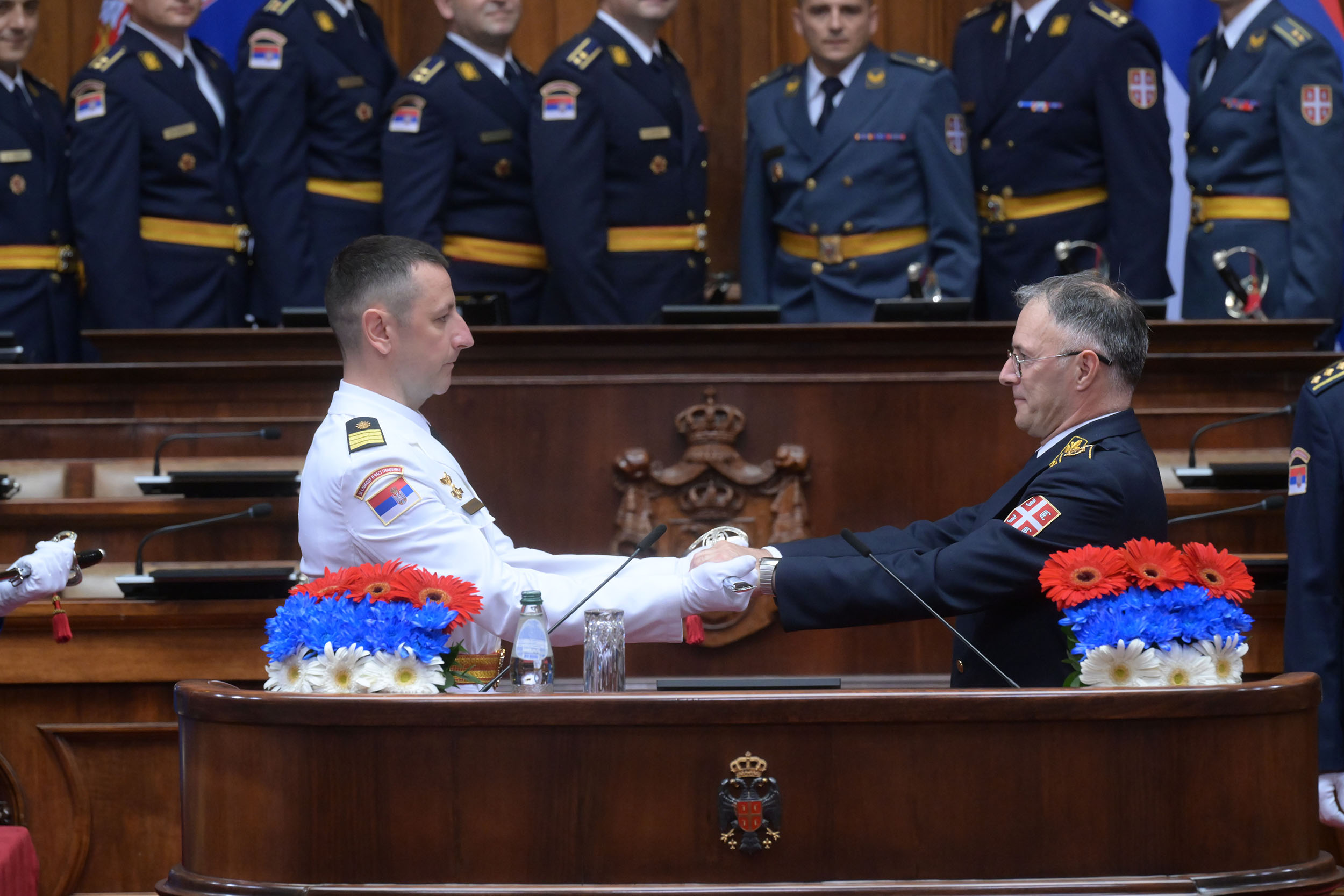 Свечаност поводом завршетка школовања 15. класе ВСБО и официра 69. класе ГШУ