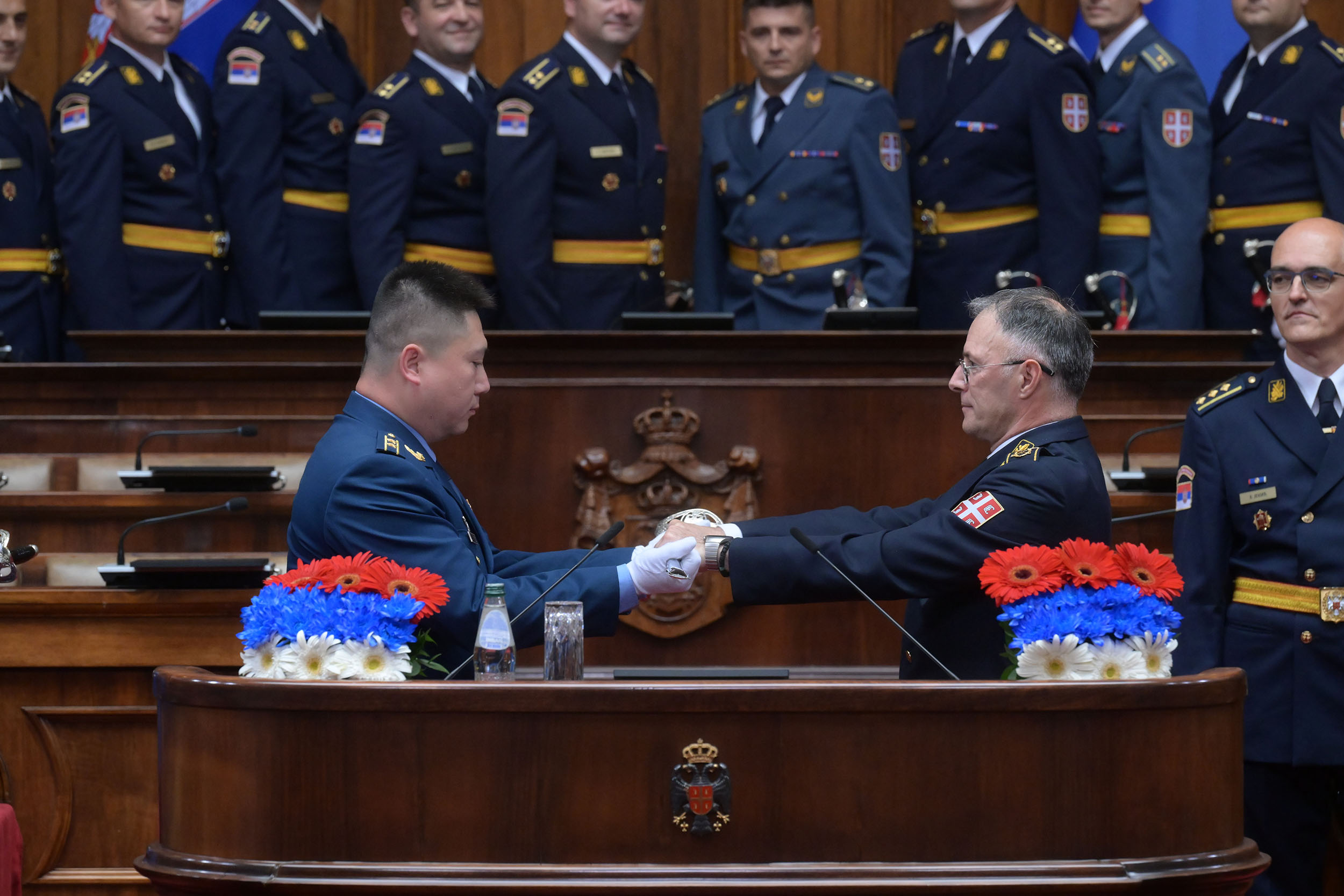 Свечаност поводом завршетка школовања 15. класе ВСБО и официра 69. класе ГШУ