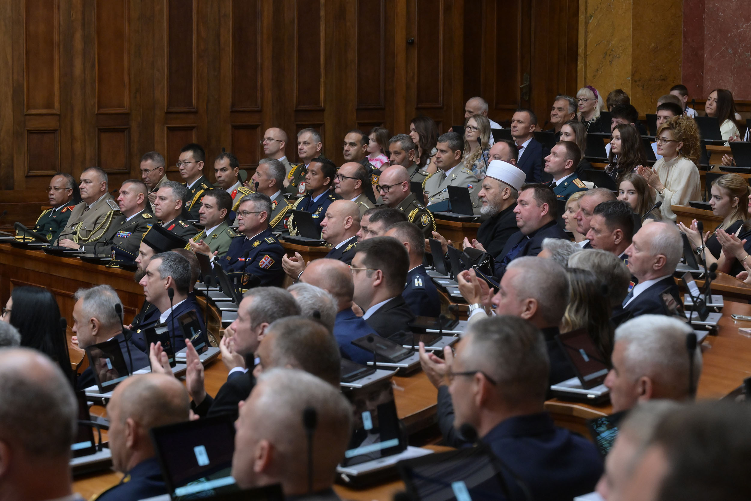 Свечаност поводом завршетка школовања 15. класе ВСБО и официра 69. класе ГШУ
