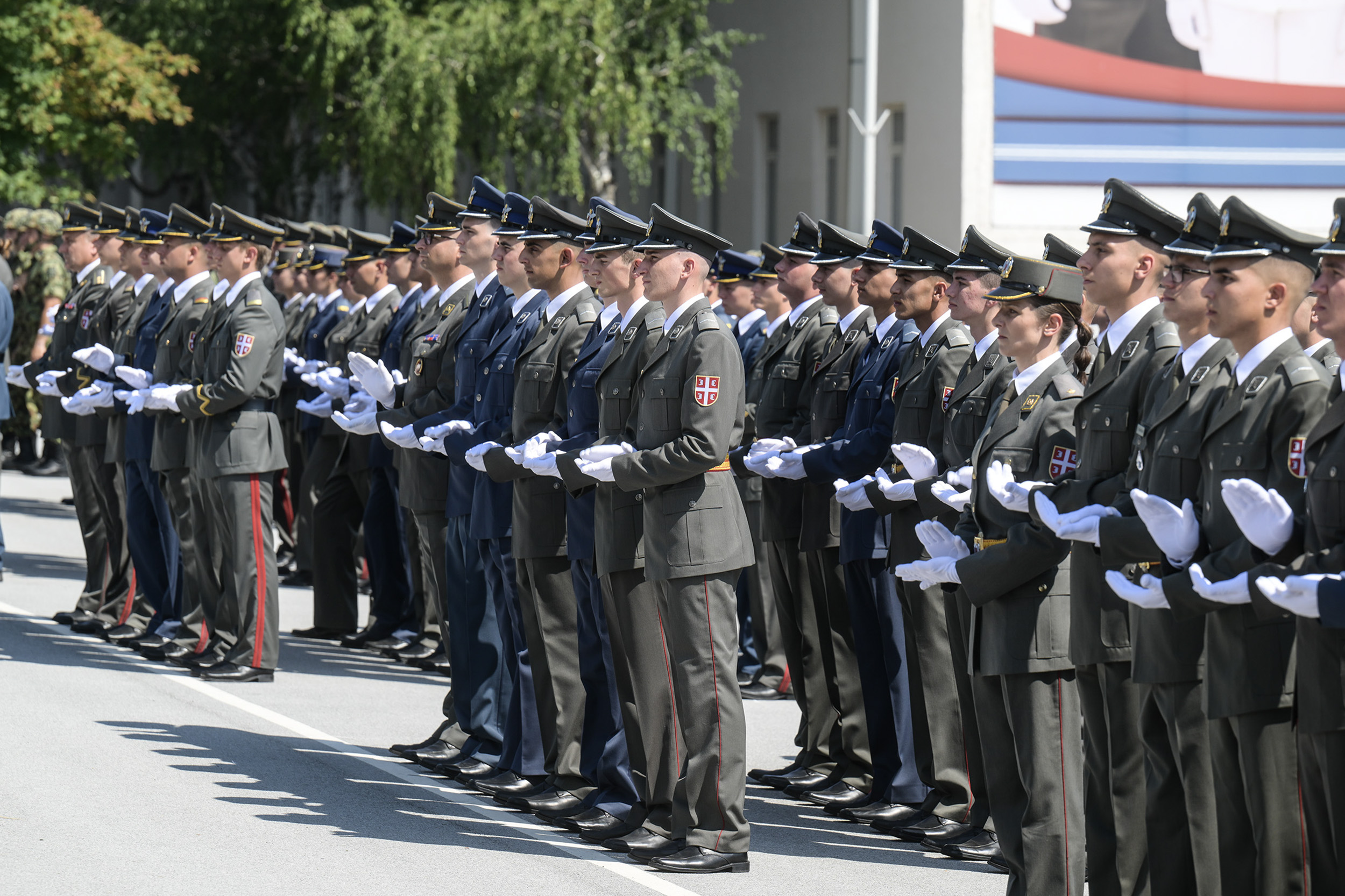 Начелник Генералштаба са будућим официрима Војске Србије