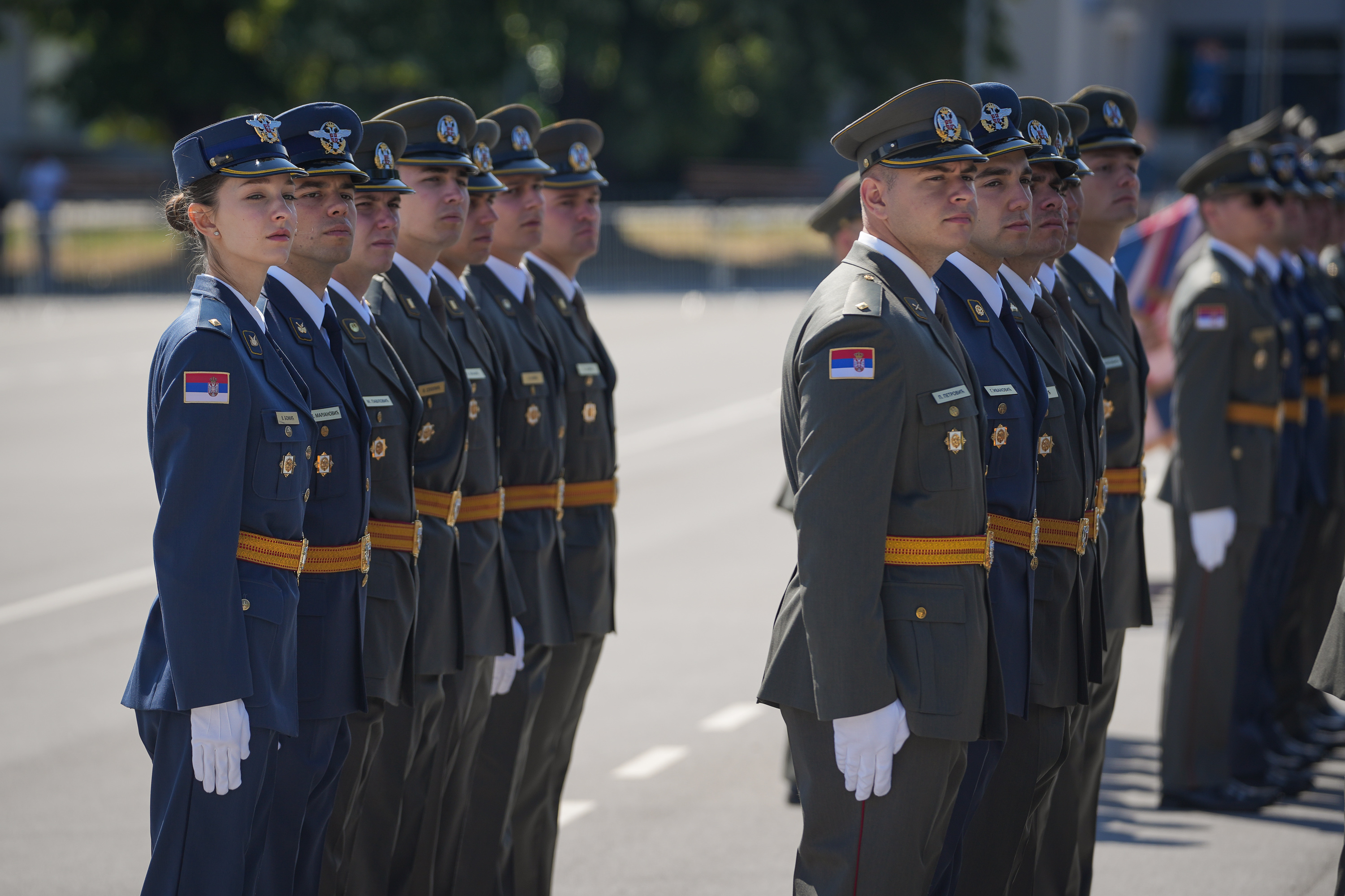Генерална проба промоције најмлађих официра Војске Србије