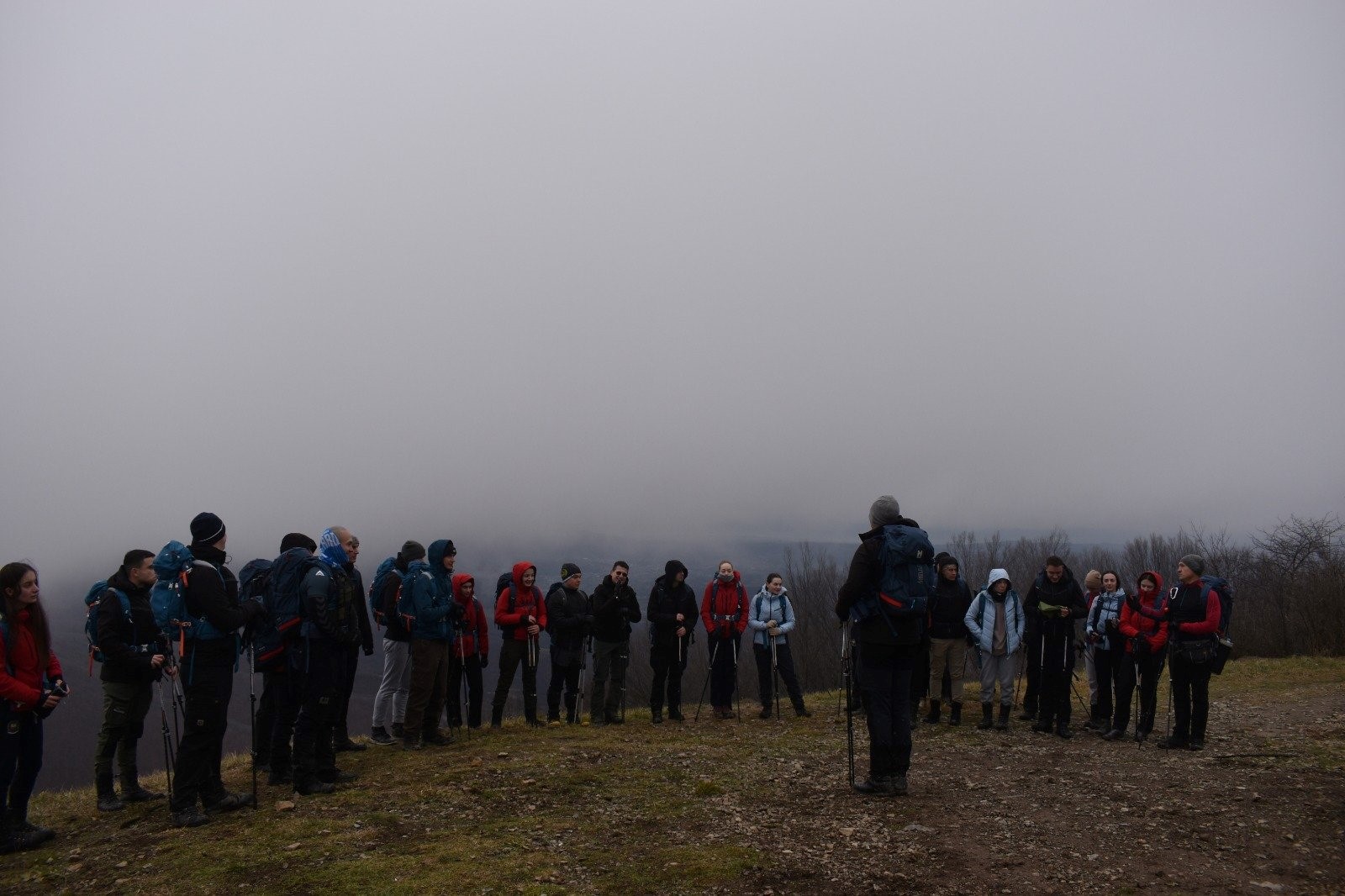Planinarska sekcija Vojne akademije na usponu na Rudnik