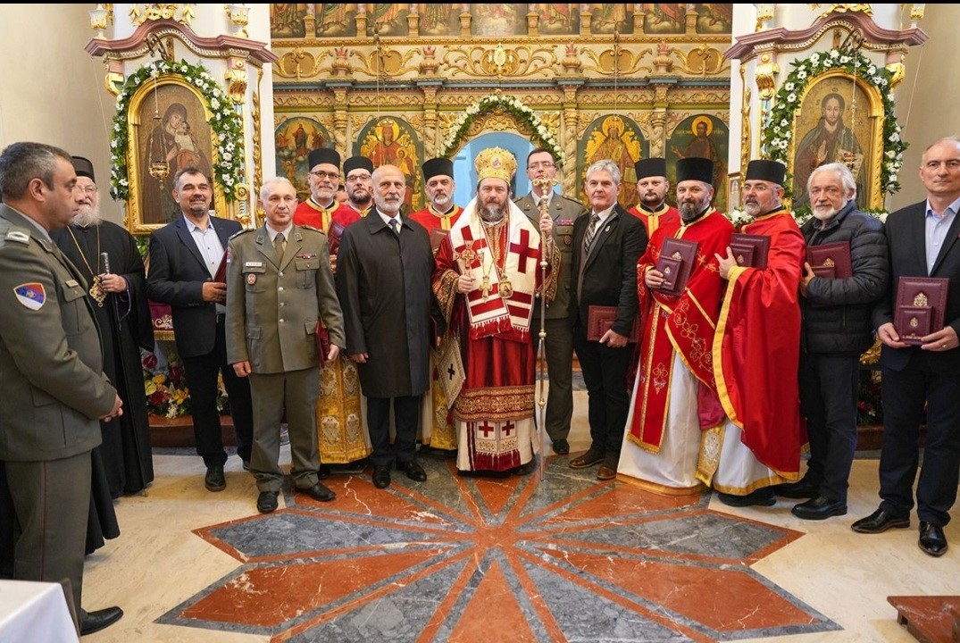 Sveštenik Vojne akademije odlikovan medaljom „Krst svetog Varnave hvostanskog“